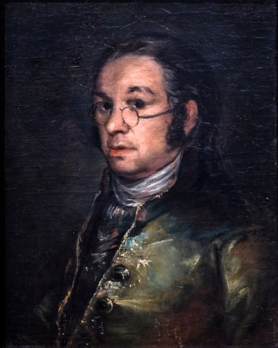 Självporträtt med glasögon, ca 1800 (olja på duk) av Francisco Jose de Goya y Lucientes