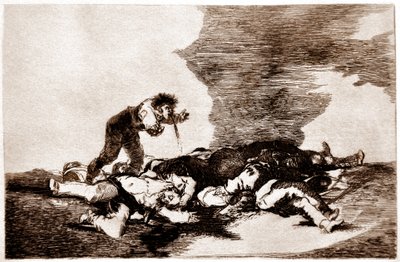 The Disasters of War: Para eso habeis nacido (det är därför du föddes) av Francisco Jose de Goya y Lucientes