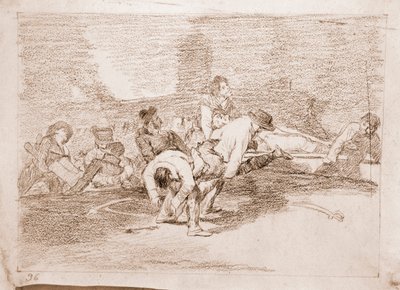 The Disasters of War: De kommer fortfarande att kunna tjäna (förberedande ritning av Francisco de Goya