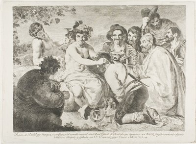 Drunkardarna av Francisco Jose de Goya y Lucientes
