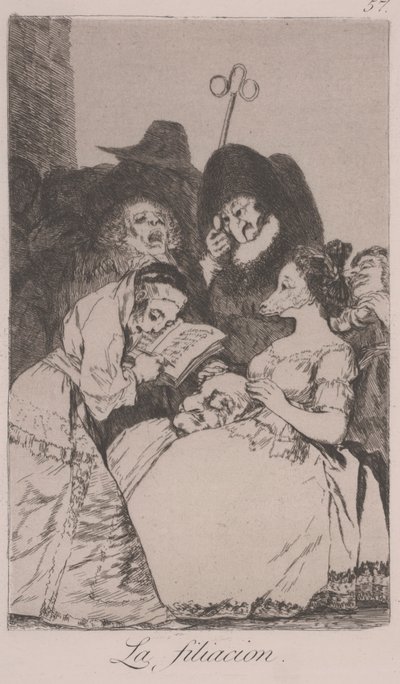 Filiationen av Francisco de Goya
