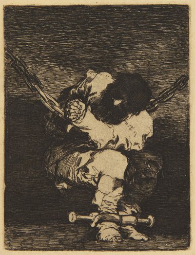 Den lille fången (Delteil XIV, nr 31; Harris 26) av Francisco Jose de Goya y Lucientes