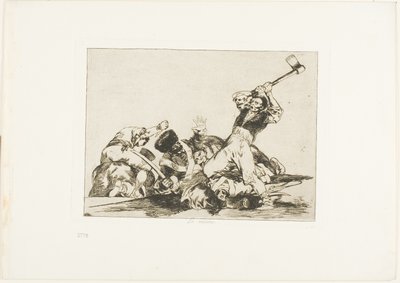 The Same, tallrik tre från The Disasters of War av Francisco Jose de Goya y Lucientes