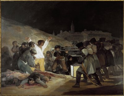Den tredje maj 1808 - olja på cnavas av Francisco Jose de Goya y Lucientes