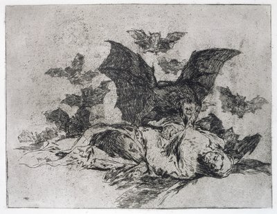 Konsekvenserna, skylt 72 av "The Disasters of War" av Francisco Jose de Goya y Lucientes