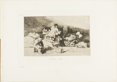 Även dessa, skylt 25 från The Disasters of War av Francisco Jose de Goya y Lucientes