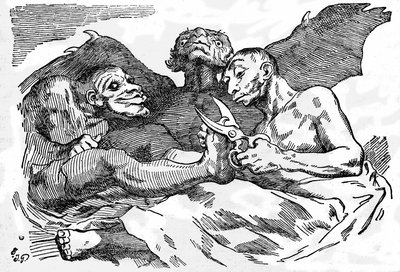 De gör sin toalett, ca 1820 (gravyr) av Francisco Jose de Goya y Lucientes