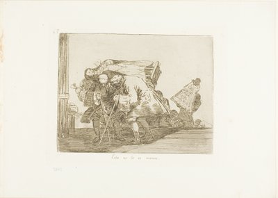 Det här är inte mindre, skylt 67 från The Disasters of War av Francisco Jose de Goya y Lucientes