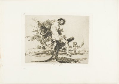 Det här är värre, skylt 37 från The Disasters of War av Francisco Jose de Goya y Lucientes