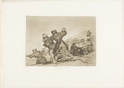 Även denna, skylt 43 från The Disasters of War av Francisco Jose de Goya y Lucientes