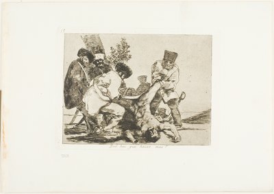 Vad mer kan göras", plansch 33 från Krigets katastrofer av Francisco Jose de Goya y Lucientes