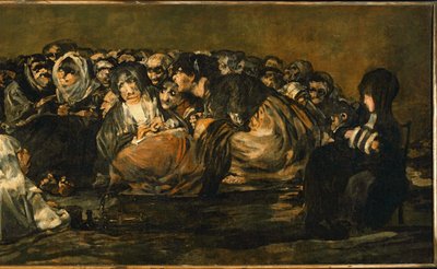 Häxornas sabbat ... (målning på duk) av Francisco Jose de Goya y Lucientes