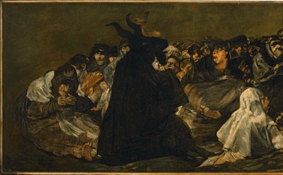 Häxornas sabbat ... (målning på duk) av Francisco Jose de Goya y Lucientes