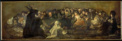 Häxornas sabbat (målning på duk) av Francisco Jose de Goya y Lucientes