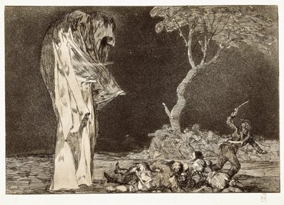 tavla 2 i ""Disparates"" av Francisco de Goya
