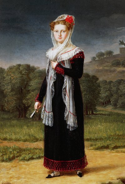 Porträtt av Marie Louise, hertiginna av Parma (Wien av Francisco Lacoma