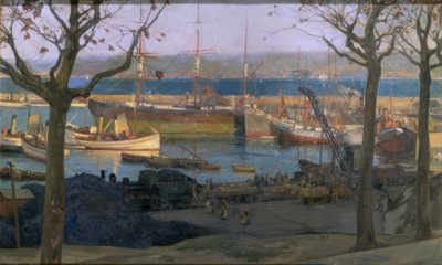 Puerto de la Coruna - Santa Lucia hamn av Francisco Llorens Diaz