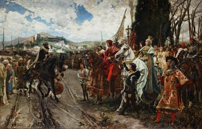 Kapitulationen av Granada av Francisco Pradilla y Ortiz