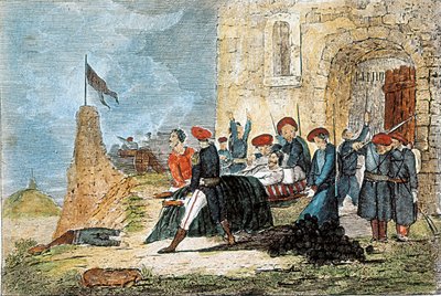 First Carlist War: Siege of Bilbao (1835) av Francisco Sainz y Pinto