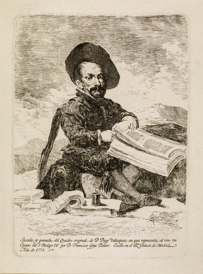 Till dvärgen [El Primo] av Francisco de Goya