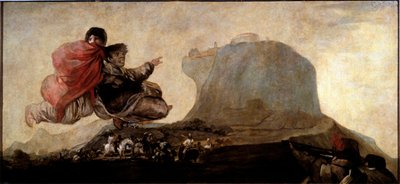 Asmodeus (olja på duk) av Francisco de Goya