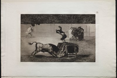 Tjurfäktningar: Another Madness of his in the Same Ring av Francisco de Goya