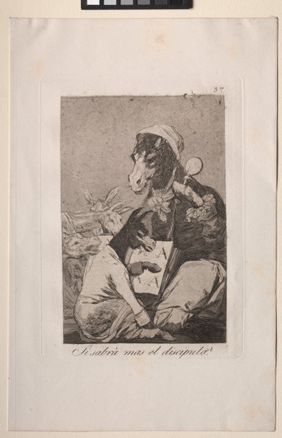 Caprices: Kan inte eleven veta mer? av Francisco de Goya