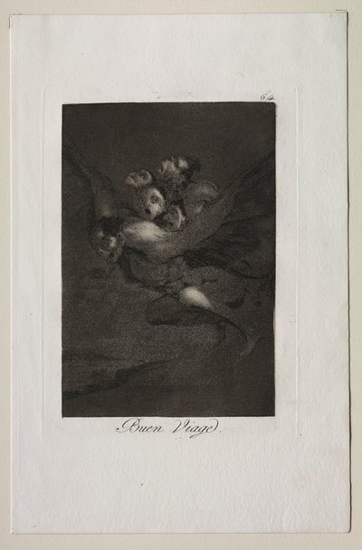 Caprichos: Bon Voyage! av Francisco de Goya