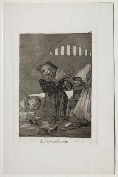 Caprichos: Hobgoliner av Francisco de Goya