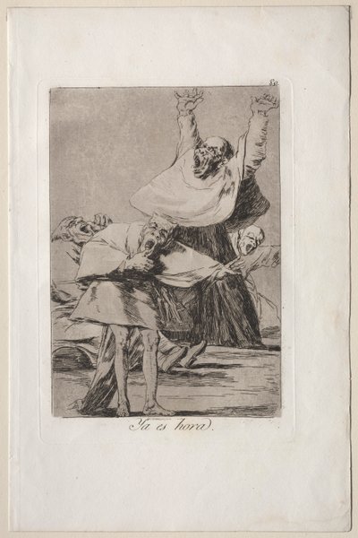 Caprichos: Det är dags av Francisco de Goya
