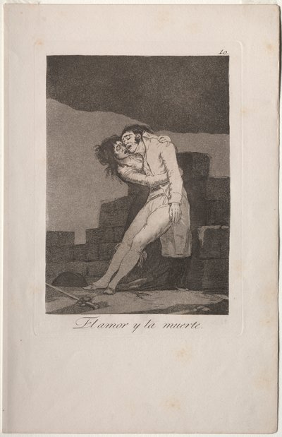 Caprichos: Kärlek och död av Francisco de Goya