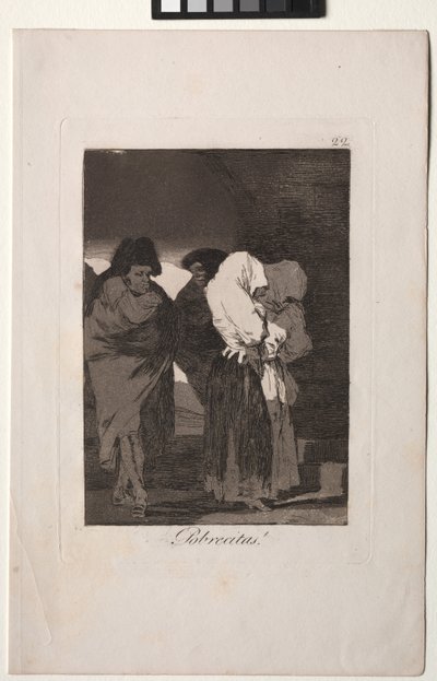 Caprichos: Stackars små flickor! av Francisco de Goya