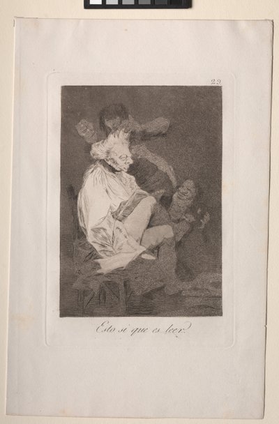 Caprichos: Det är verkligen att kunna läsa av Francisco de Goya
