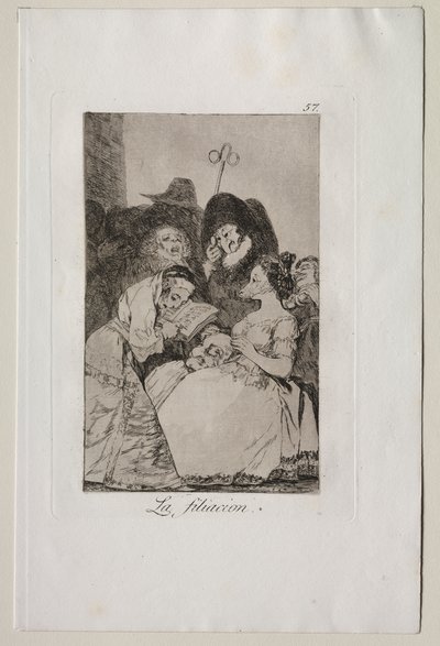 Caprichos: Filiationen av Francisco de Goya