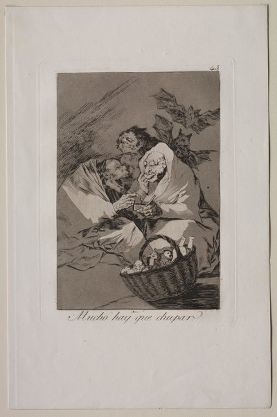 Caprichos: Det finns mycket att suga av Francisco de Goya