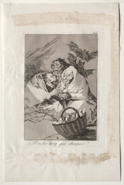 Caprichos: Det finns mycket att suga av Francisco de Goya