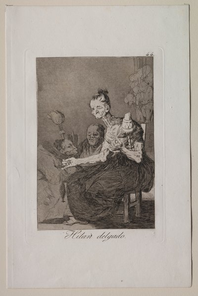 Caprichos: De snurrar fint av Francisco de Goya