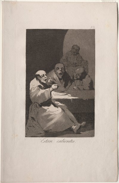 Caprichos: De är heta. av Francisco de Goya