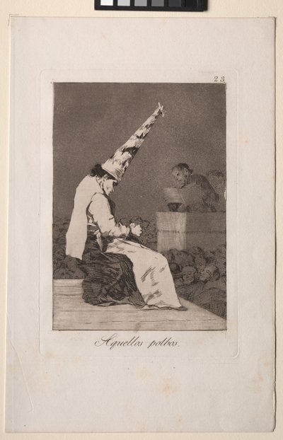 Caprichos: De där dammfläckarna av Francisco de Goya