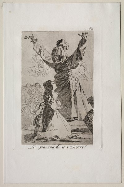 Caprichos: Vad en skräddare kan göra! av Francisco de Goya