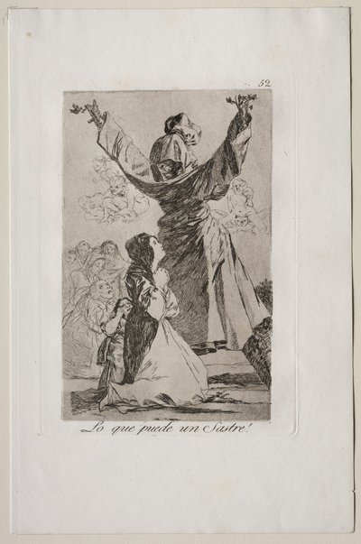 Caprichos: Vad en skräddare kan göra!. av Francisco de Goya