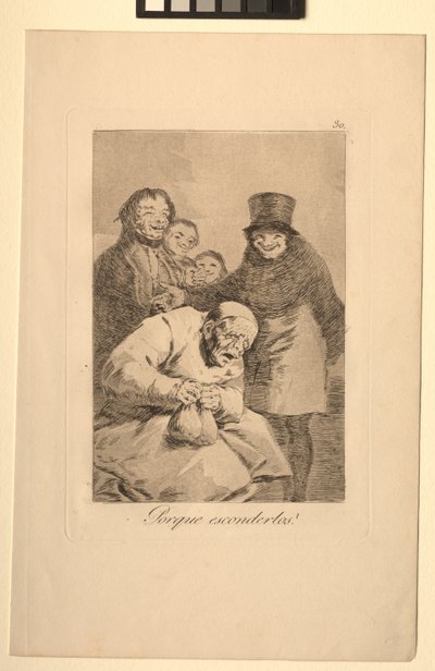 Caprichos: Varför dölja dem. av Francisco de Goya