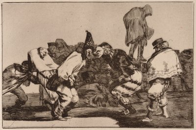 ”Carnival Folly” (Disparate de carnaval), ur serien ”Los Disparates” av Francisco de Goya