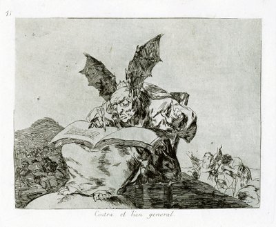 Mot det allmänna bästa Mot det allmänna bästa. Plåt 71 från The Disasters of War av Francisco de Goya