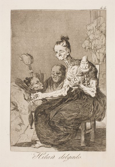 De snurrar vackert av Francisco de Goya