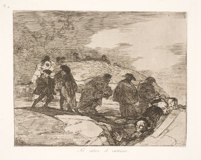 De vet inte var (70) av Francisco de Goya