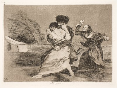 De kommer inte (9) av Francisco de Goya