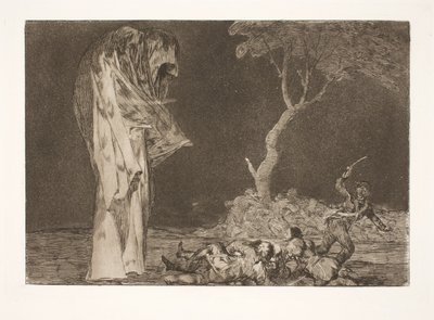 The Foolish Fear (Förlora inte rykte på grund av rädsla) av Francisco de Goya