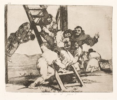 Den hårda vägen (14) av Francisco de Goya