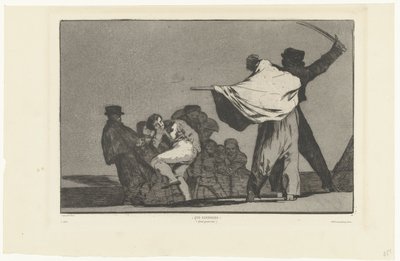 Den där soldaten! ¡Que Guerrero! (Quel guerrier) (titel på objekt) Disperate Conocido (The Known Folly) Los Disparates (The follies) (serietitel) Los Proverbios (Ordspråken) (serietitel) av Francisco de Goya